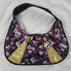 Monster High Black Purple Small Purse Cute Casual Going Out Fashion